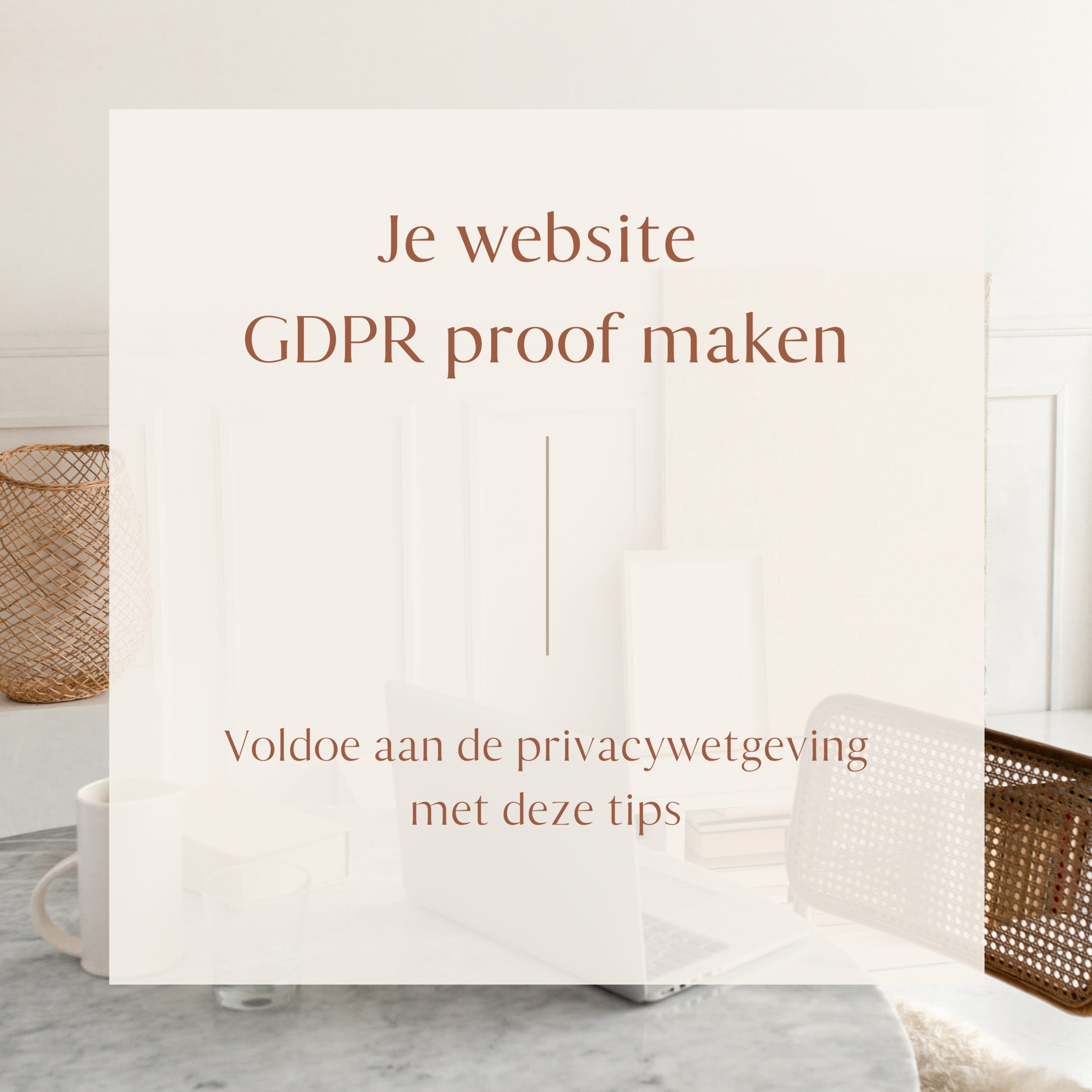 Website GDPR proof maken