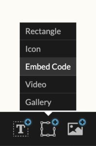 Showit embed code