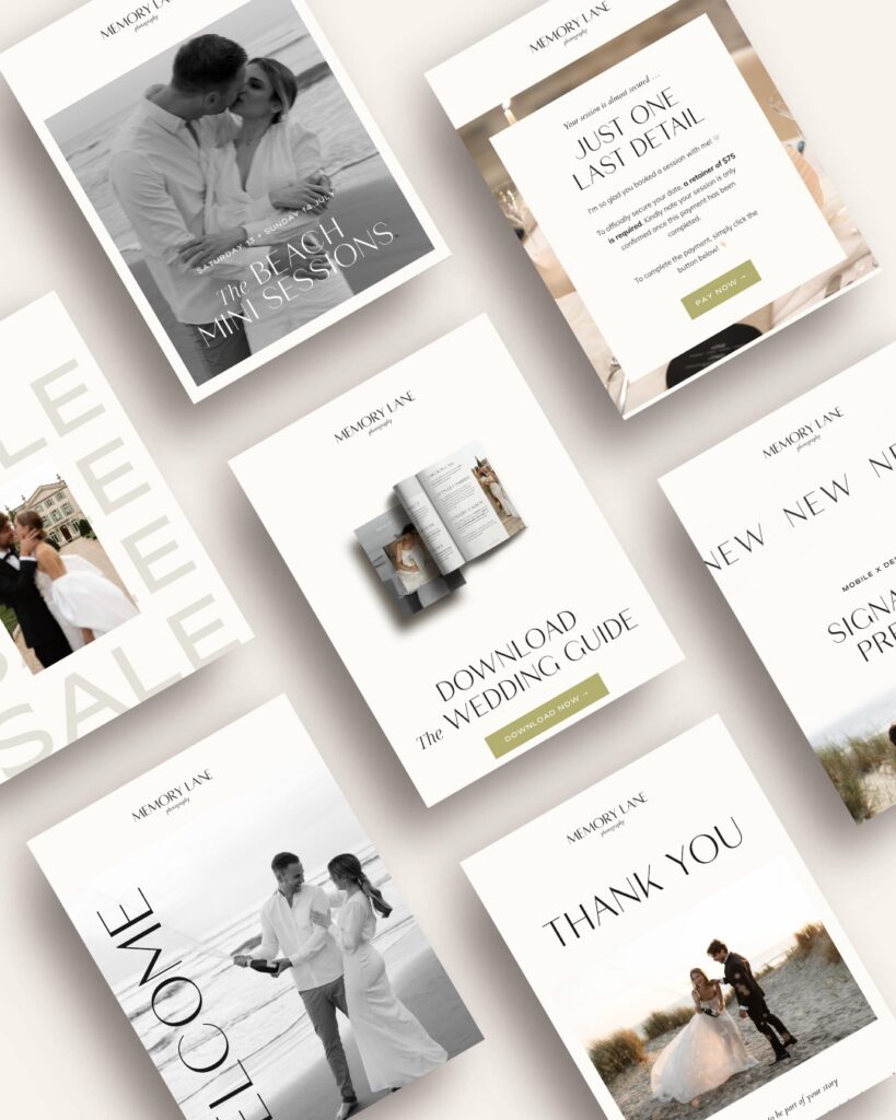 Flodesk Email Templates for Photographers