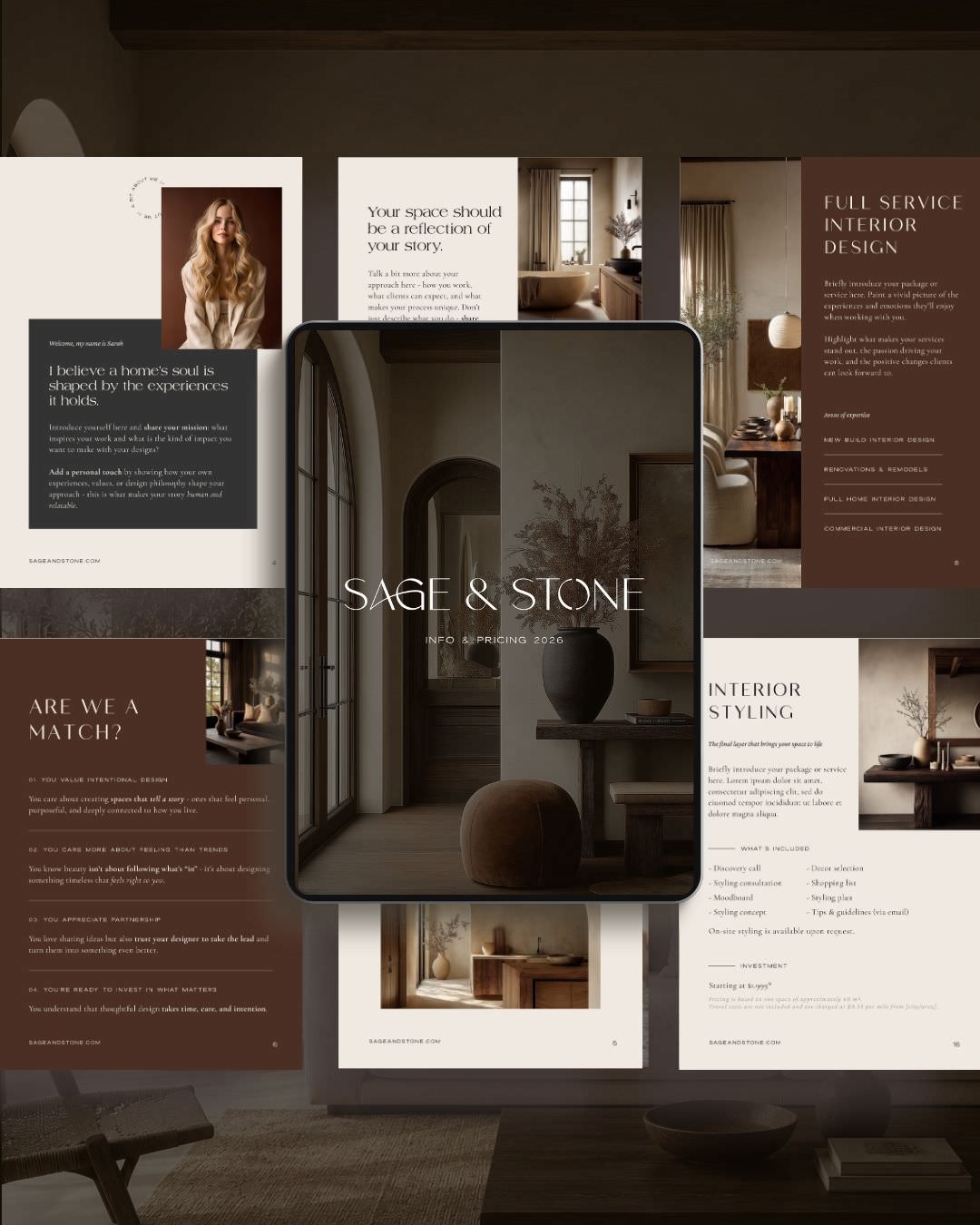 Canva pricing guide for interior designer