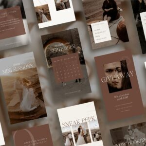 Editorial photographer Instagram story templates