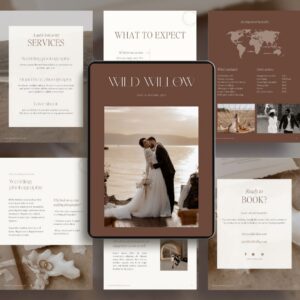 Editorial pricing guide template for photographer