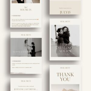 Photographer Email templates for Flodesk