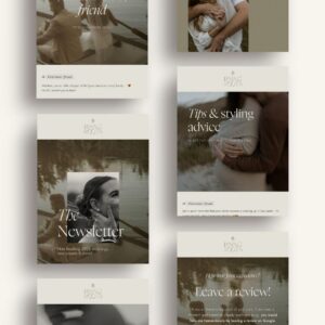 Moody Flodesk email templates for photographers