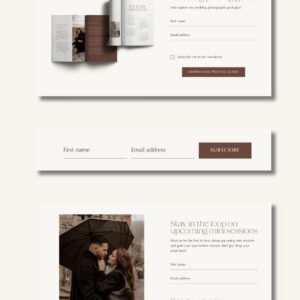 Editorial Flodesk Email Signup Forms