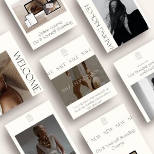 Minimalist clean Flodesk Email Templates