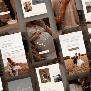 Photographer Instagram story templates