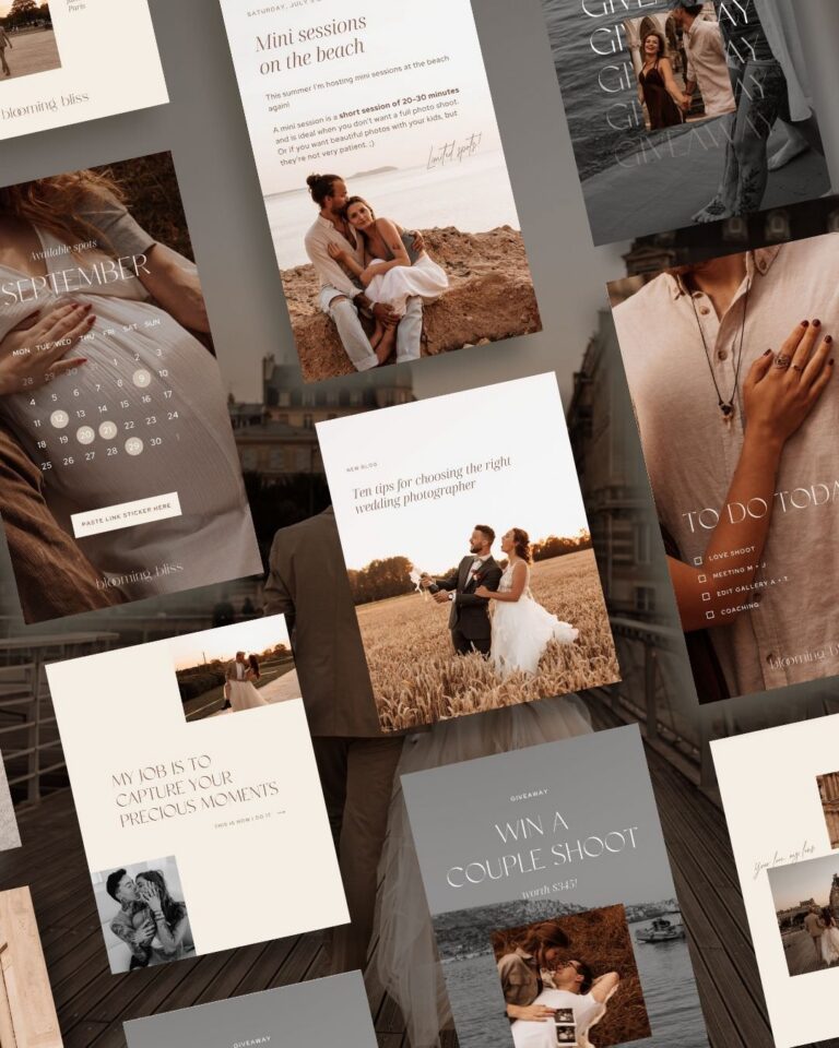 Photographer Instagram templates