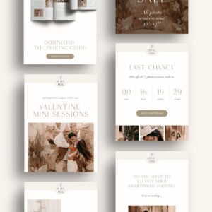 Flodesk email templates for photographers to boost sales