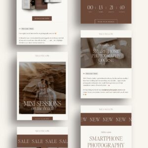 Flodesk email templates for photographers to boost sales