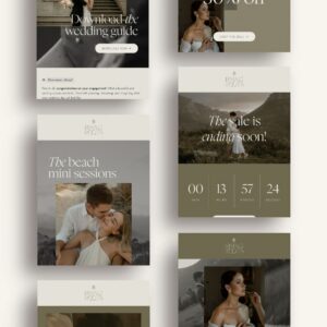 Moody Flodesk email templates for photographers to boost sales