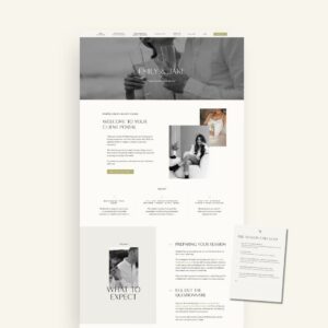 Showit add-on client portal for photo sessions