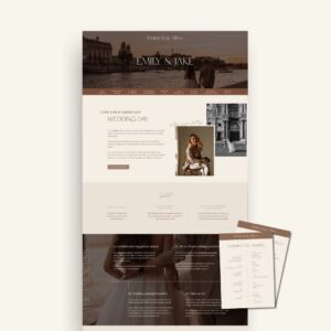 Showit add-on photography client portal for weddings