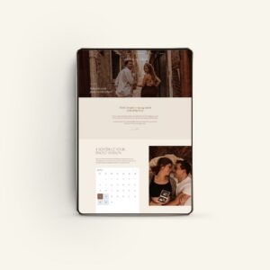 Showit booking page for photographers
