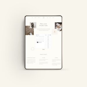 Showit scheduling add-on