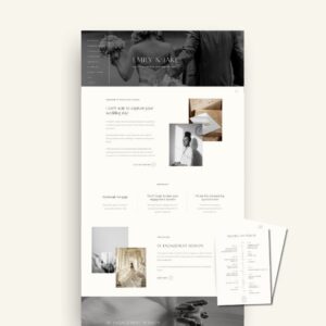 Showit client portal add-on for weddings
