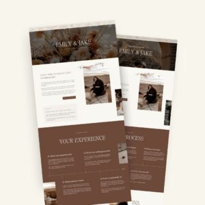 Editorial Photographer Client Portals for Showit