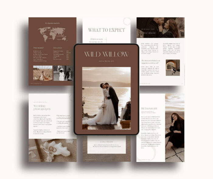 Editorial pricing guide template for photographer