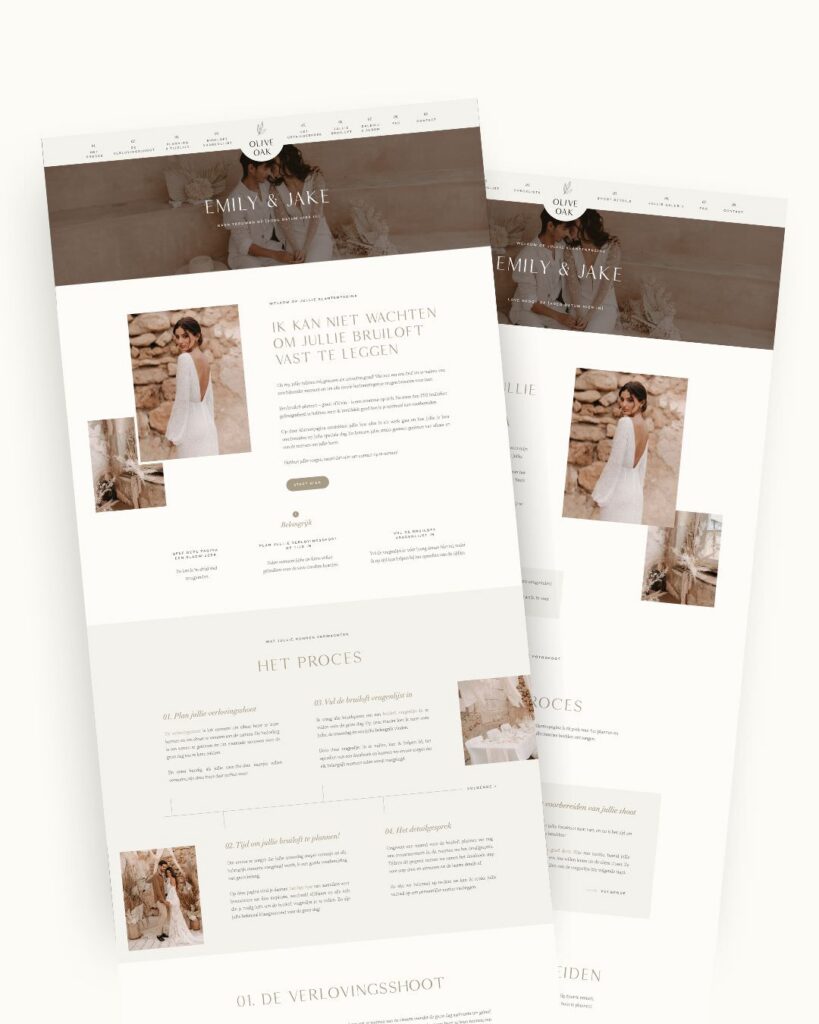 Showit klantenportalen voor fotografen