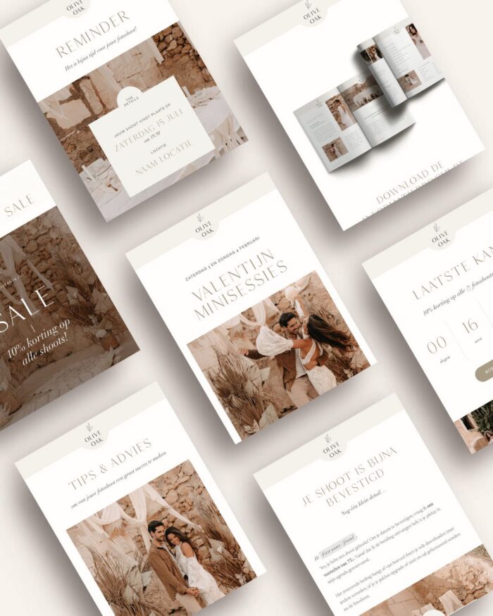 Romantische Flodesk e-mail Templates