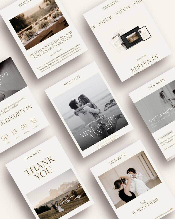 Elegante Flodesk E-mail Templates voor fotografen